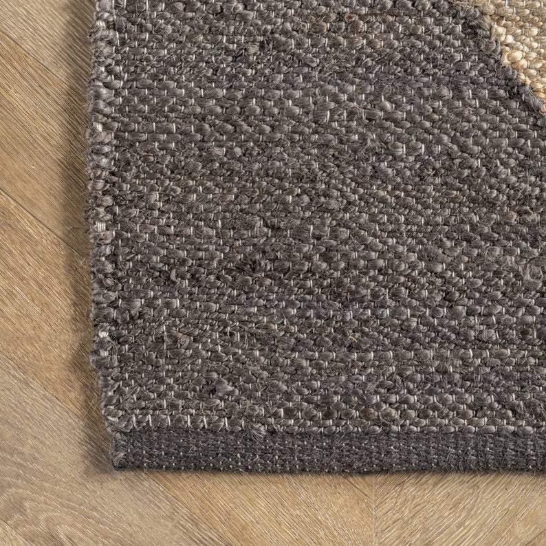 Hemp Runner Rug, Hemp Jute Rug for Living Room, Custom Size Rug for Bedroom