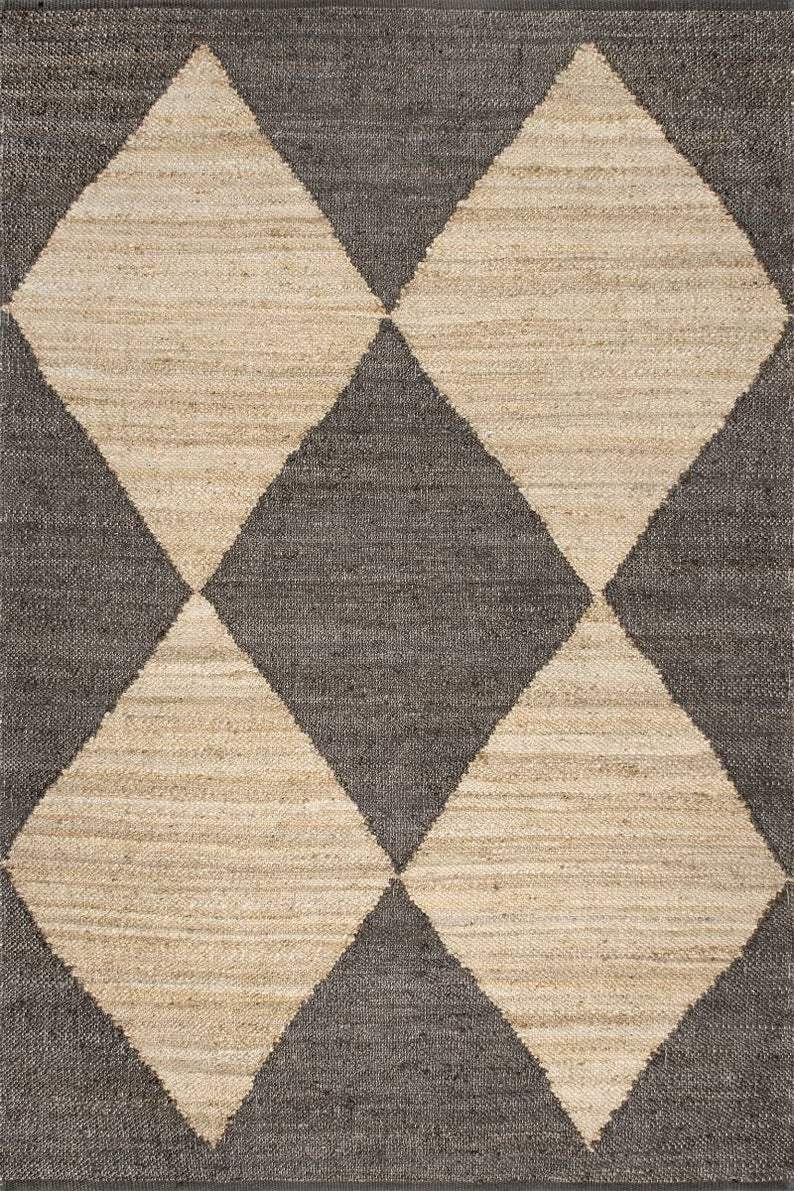 Hemp Runner Rug, Hemp Jute Rug for Living Room, Custom Size Rug for Bedroom