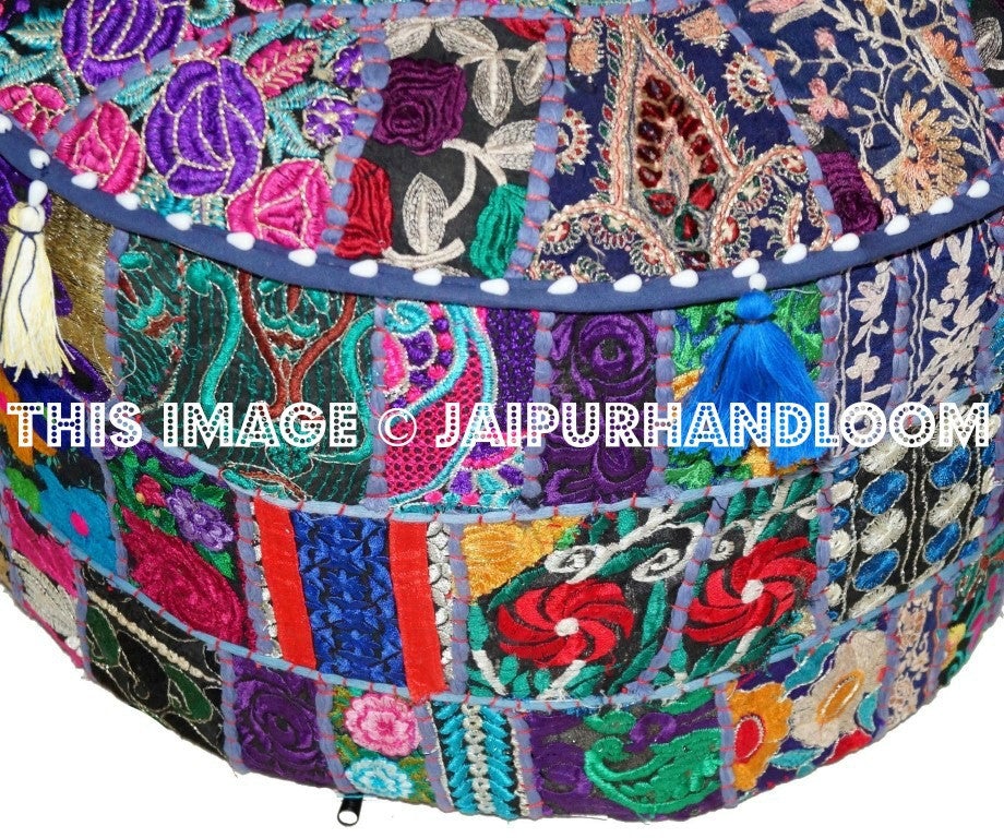Ararat Poufs - 22X12 inches-Jaipur Handloom