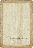 Fair Trade Braided Rag Rugs Indian Hand Woven Jute Area Carpet Rugs - 3 X 4 ft-Jaipur Handloom