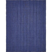 Navy Blue Rug, Navy Blue Carpet for Living Room 6X8 Feet, Hemp Jute Area Rug