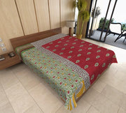 Arianna Sari Kantha Throw-Jaipur Handloom