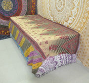 Arietta Vintage kantha Throw-Jaipur Handloom