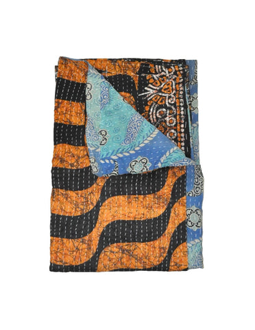 Armani Sari kantha Blanket-Jaipur Handloom