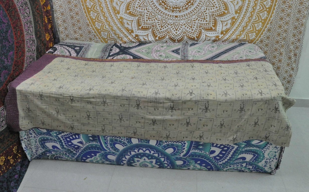 Aryana Kantha handmade baby Blanket-Jaipur Handloom