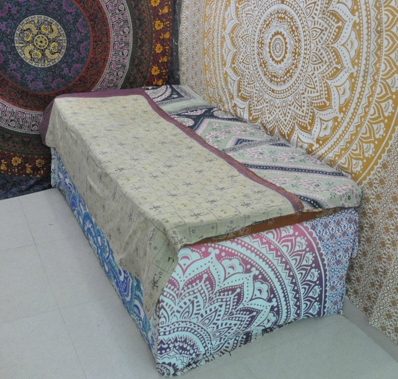 Aryana Kantha handmade baby Blanket-Jaipur Handloom
