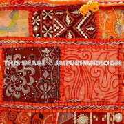 Augusta Pouf ottomans - 22X12 inches-Jaipur Handloom