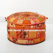 Augusta Pouf ottomans - 22X12 inches-Jaipur Handloom