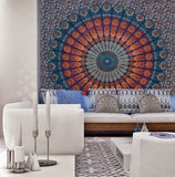 Aurora Mandala Tapestry-Jaipur Handloom