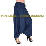 Baggy Loose Pants Alibaba Aladdin Harem Pants Unisex Yoga Trousers-Jaipur Handloom