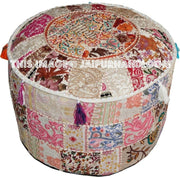 Bairnsdale Pouffe - 22X12 inches-Jaipur Handloom