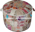 Bairnsdale Pouffe - 22X12 inches-Jaipur Handloom