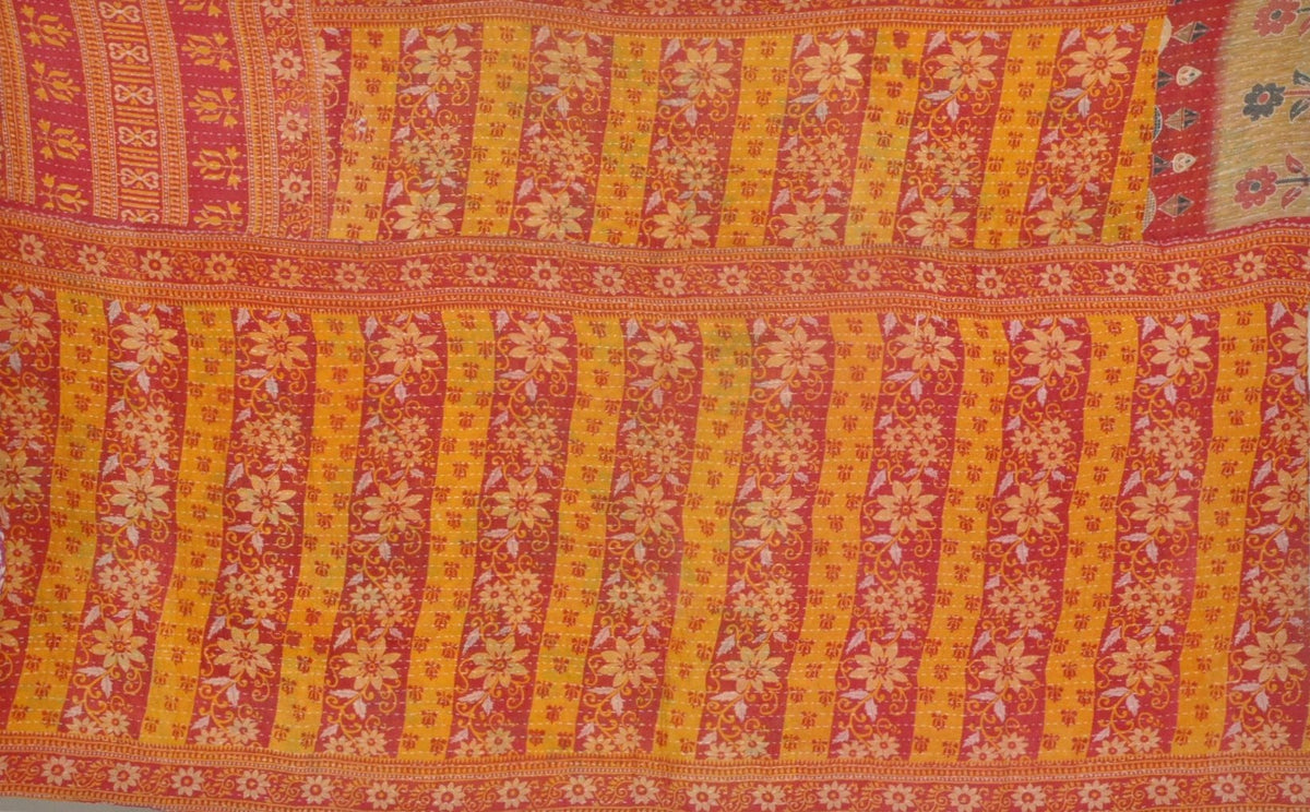 twin kantha baby blanket
