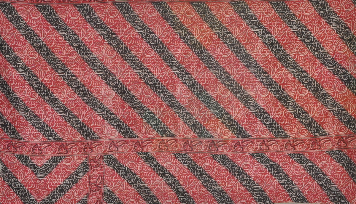 vintage paisley kantha throw blanket