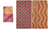 hand stitched kantha gudri quilt