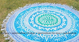 Bani Round Beach Towel-Jaipur Handloom