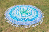 Bani Round Beach Towel-Jaipur Handloom