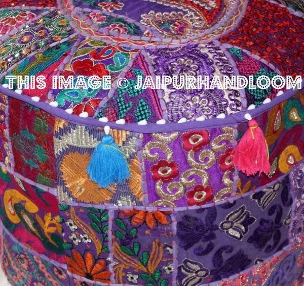 Bankstown Poufs - 18X13 inches-Jaipur Handloom