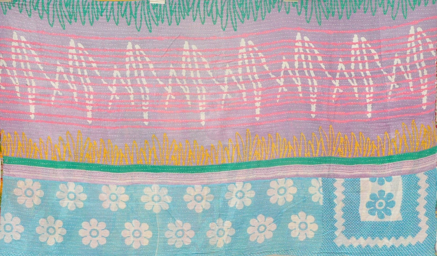 twin kantha quilt bedding