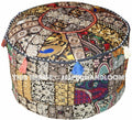 Barker Ottomans & Poufs - 22X12 inches-Jaipur Handloom