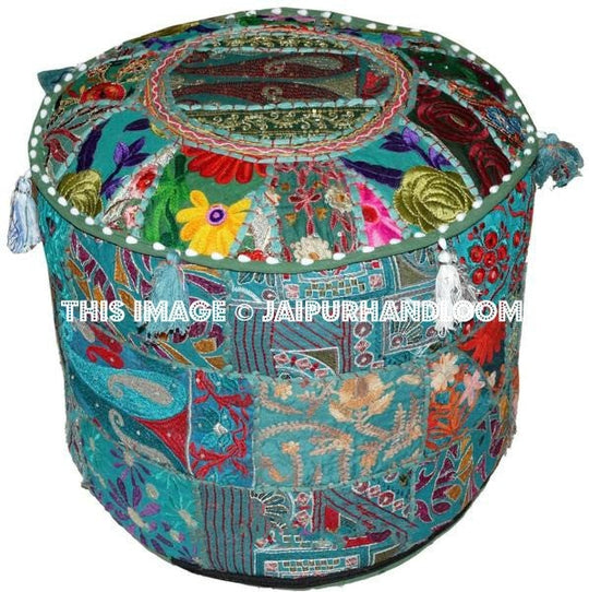 Bathurst Ottomans & Poufs - 18X13 inches-Jaipur Handloom
