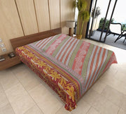 Beatrix Hand-Stitched Kantha Throw-Jaipur Handloom