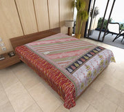 Beatrix Hand-Stitched Kantha Throw-Jaipur Handloom