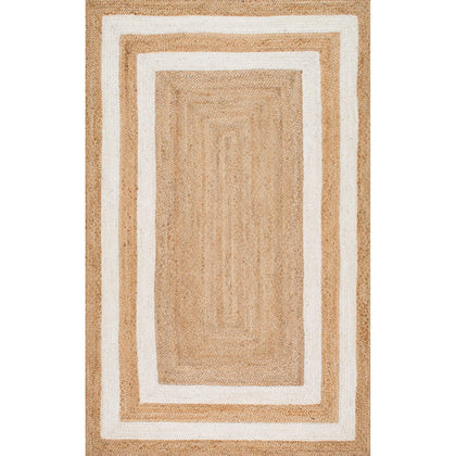 Jute Area Rug 5x7 feet, Handwoven Rug, Indoor Outdoor Rugs Runner