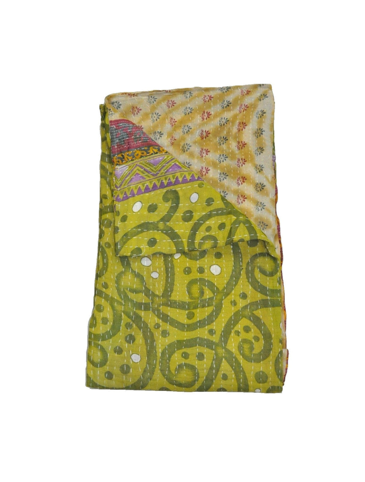 Bellissa Vintage kantha Quilt-Jaipur Handloom