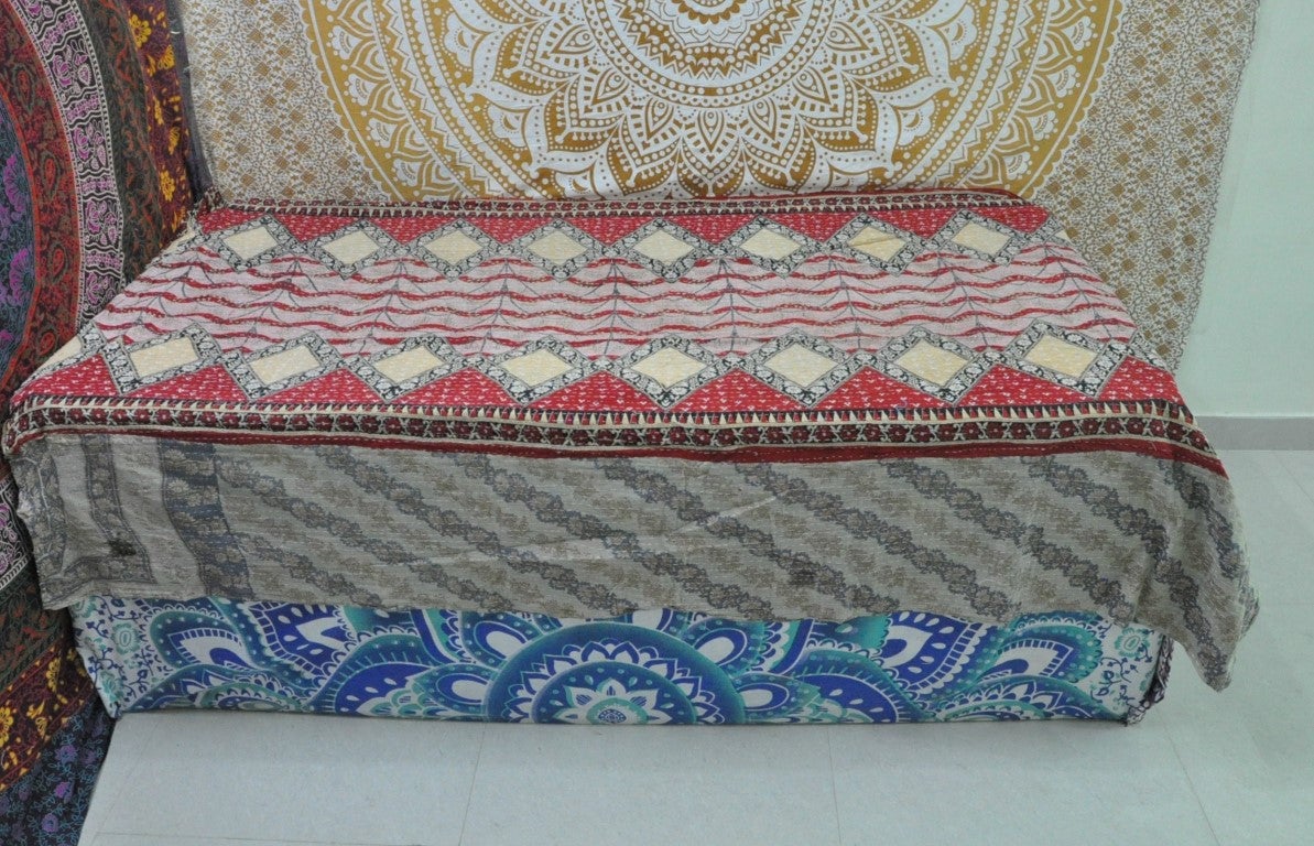 Benedetta Vintage kantha baby Blanket-Jaipur Handloom