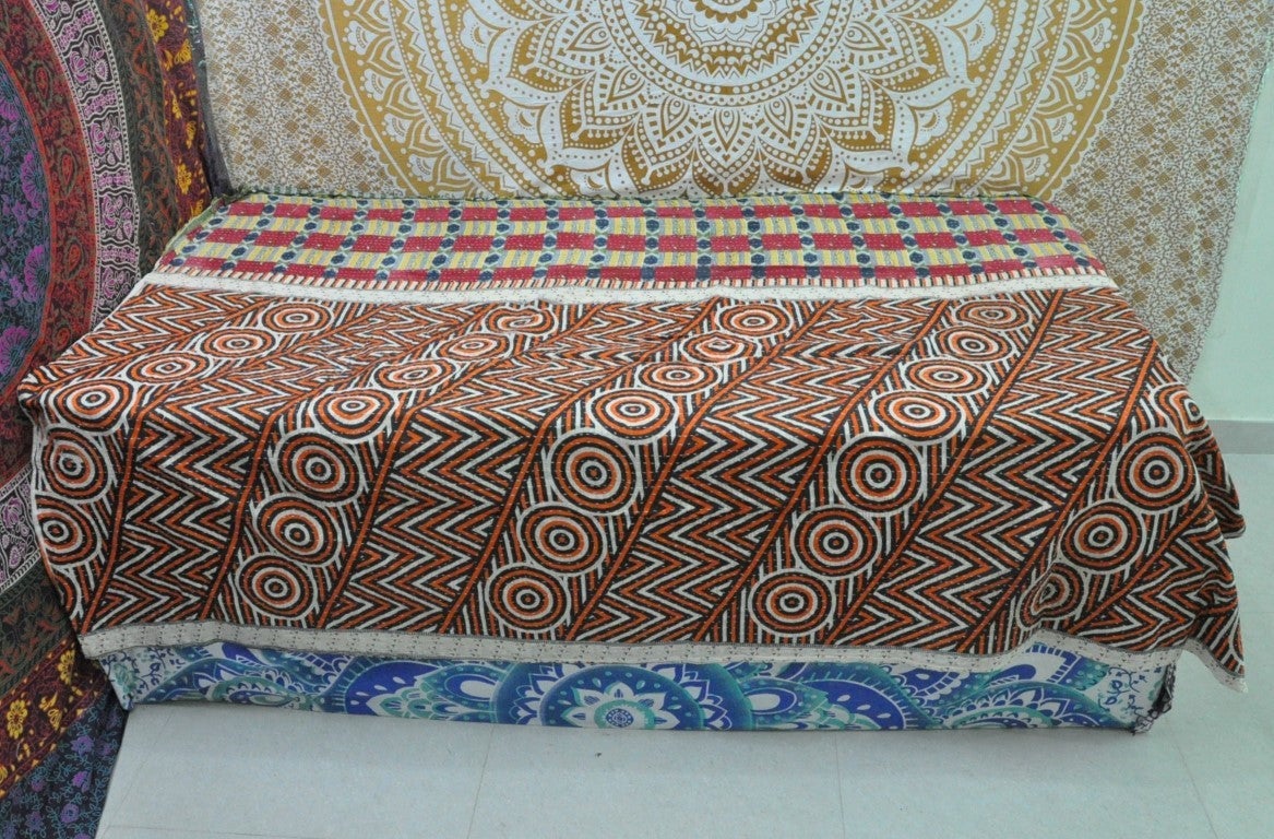 Benigna Kantha handmade baby Blanket-Jaipur Handloom