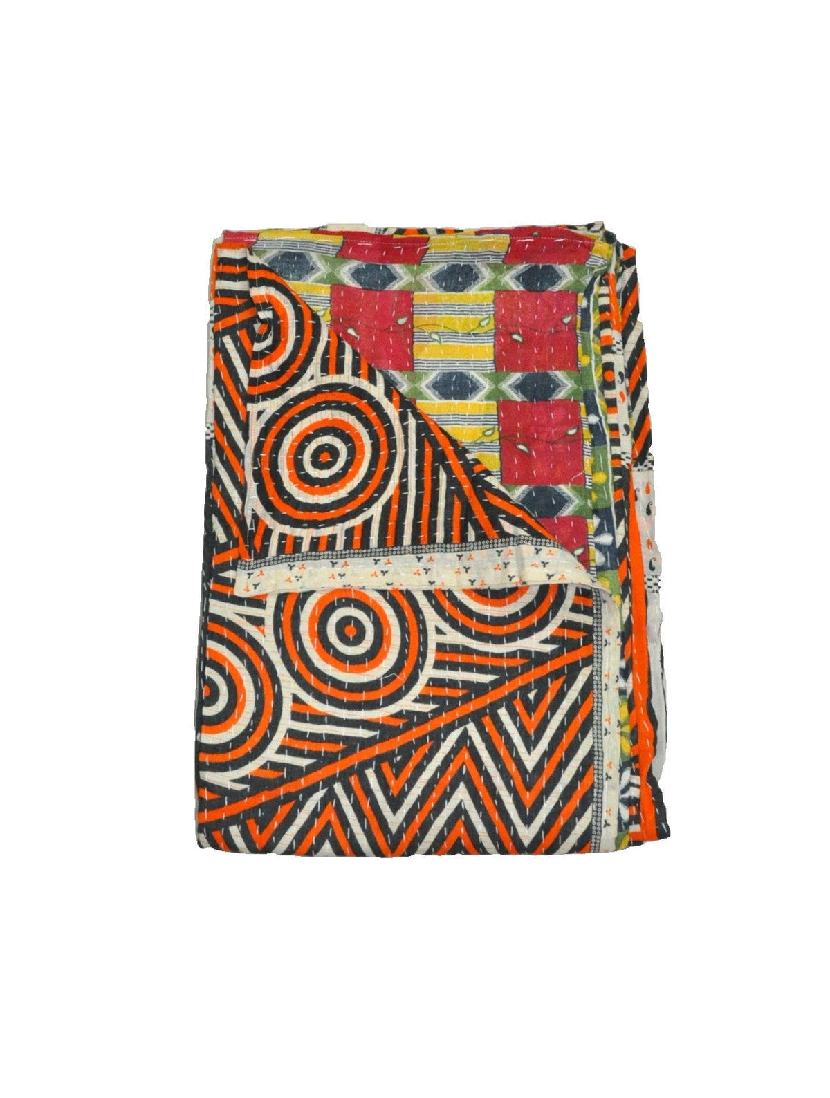 Benigna Kantha handmade baby Blanket-Jaipur Handloom