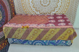 Bertina Hand-Stitched Kantha Throw-Jaipur Handloom