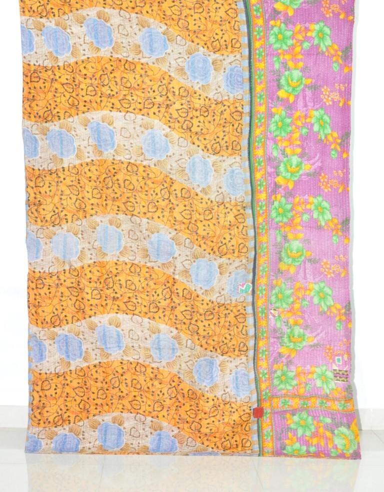 twin kantha bedding dorm room kantha blanket | Jaipur handloom