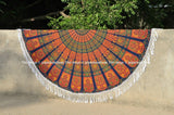 Bharati Round Towel-Jaipur Handloom