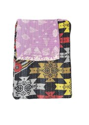 twin size kantha throw blanket