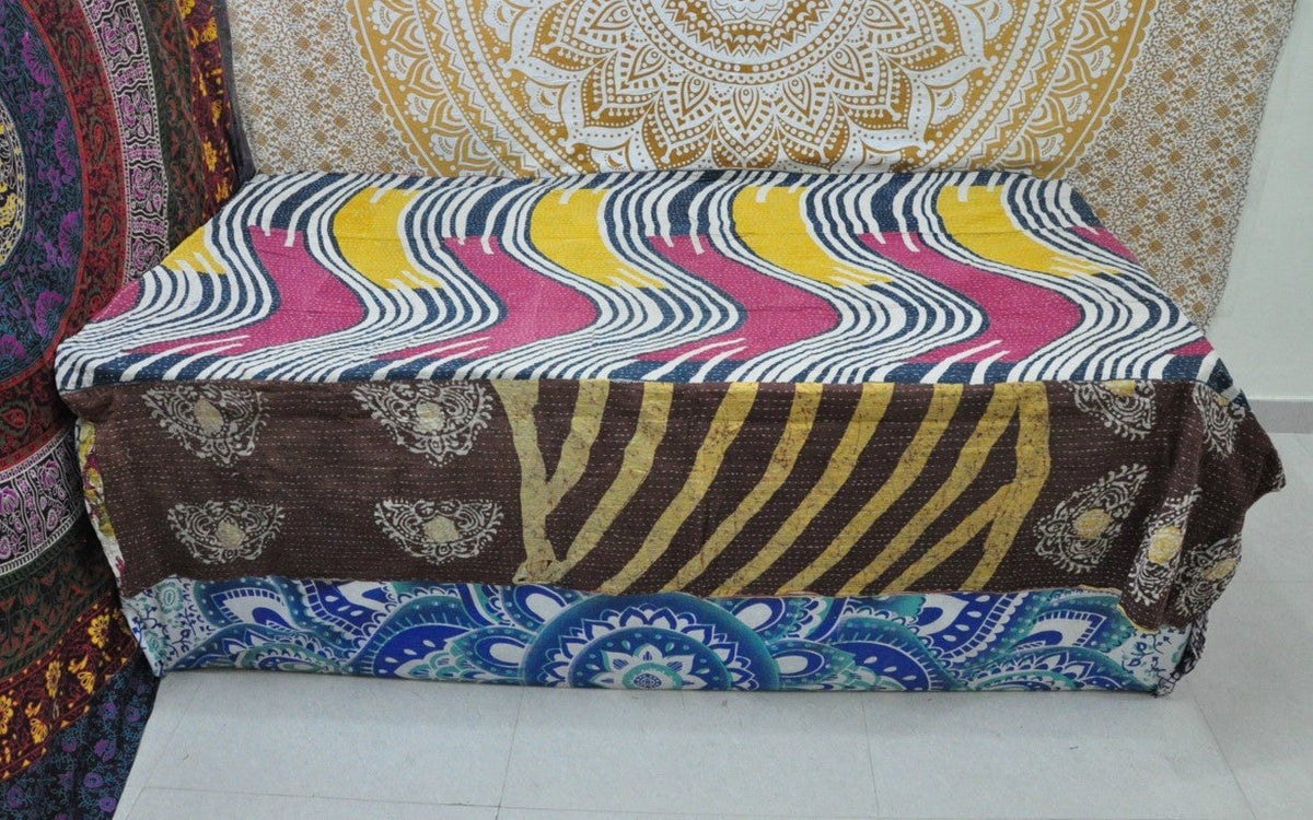 Bionca Kantha handmade baby Blanket-Jaipur Handloom