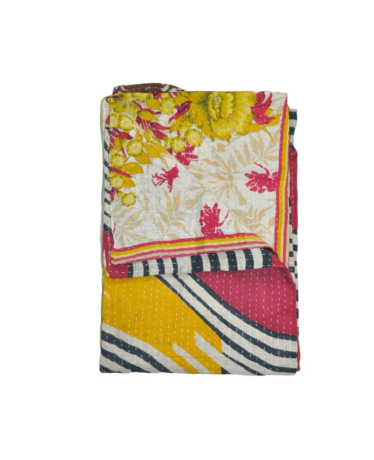 Bionca Kantha handmade baby Blanket-Jaipur Handloom