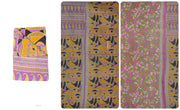 abstract kantha throw quilt