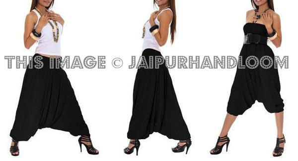 Black Women harem pants, aladdin trousers