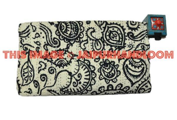Block Print Quilt, Queen Kantha Quilt, Kantha Throw Blanket Bedding, Christmas Gift Bedding, Indian Bedspread, Queen Sari Kantha Quilt-Jaipur Handloom