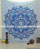 Blue Bedding | Bed Sets, Sheets, Duvets dorm college room wall tapestries-Jaipur Handloom