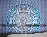 Blue Color Theme Queen Size Mandala Wall Tapestries Tapestry Wall Decor-Jaipur Handloom