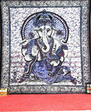 Blue Ganesha Tapestry-Jaipur Handloom