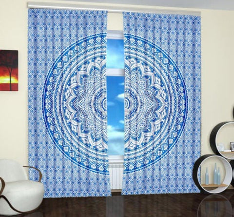 cheap mandala curtains on sale windows 2 panel curtains indian tapestry-Jaipur Handloom