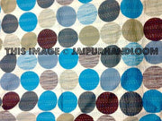 Blue Sari Kantha Quilt In Polka dot, Kantha Blanket, Kantha Bedspread, Kantha Throw, Kantha Bedding, kantha Blanket, Indian Sari Quilt-Jaipur Handloom