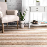 Bohemian Home Decor Braided Area Carpet Rug Runner | Braided Yoga Mat - 2 X 6 ft-Jaipur Handloom