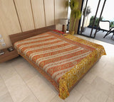 Bohemian Kantha Bedding Vintage Kantha Throw For Couch-Jaipur Handloom