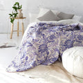 Bohemian Kantha Quilt Indian Patchwork Kantha Throw in Twin Size-Jaipur Handloom