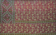 paisley kantha quilt blanket